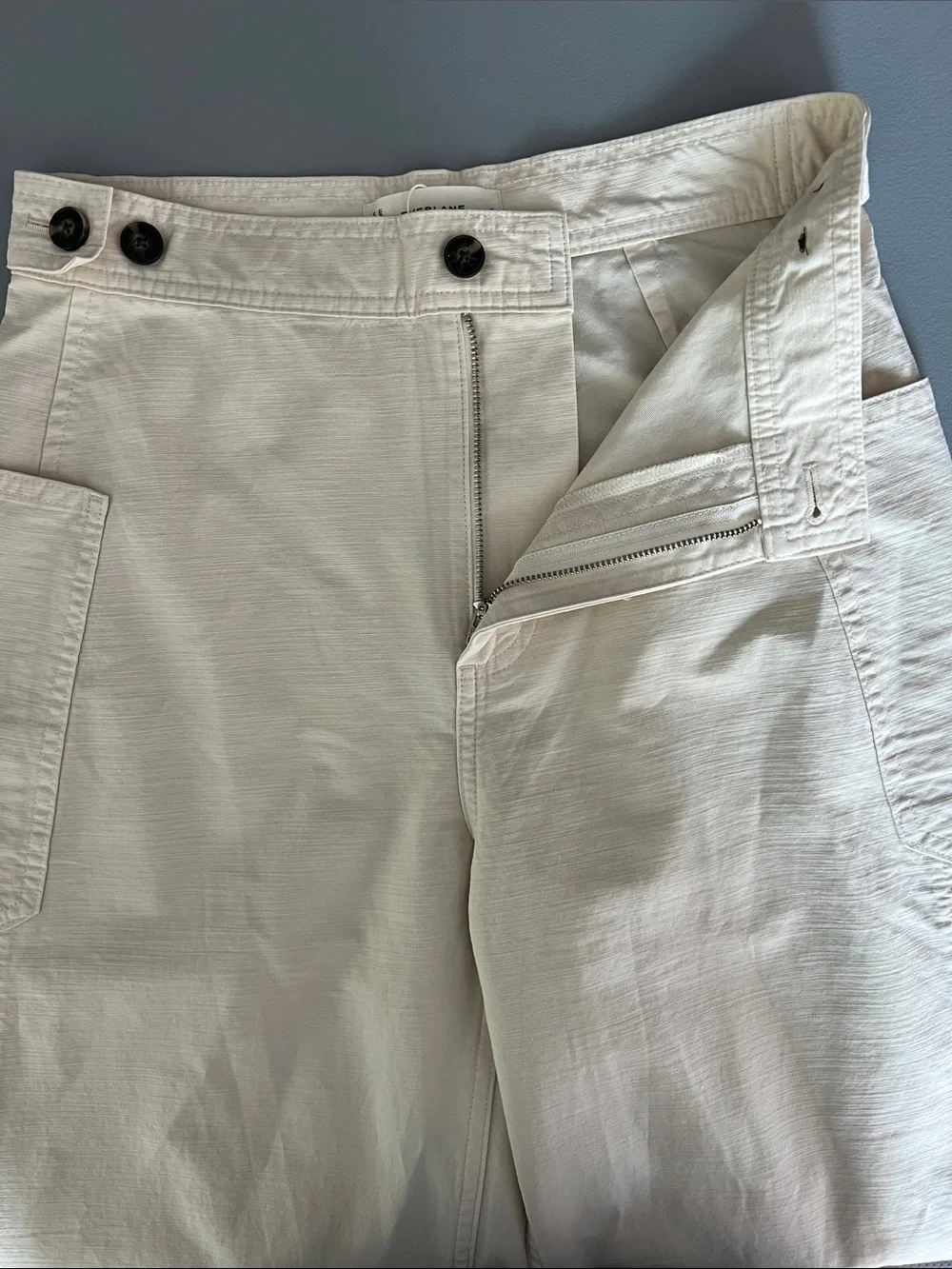 New Everlane THE FATIGUE BARREL PANT in Birch Size 0